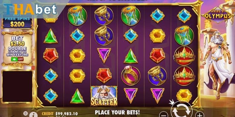 Gates of Olympus hot hit nhất trong top 5 slot game đổi thưởng Thabet